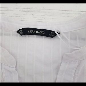 Zara frilled blouse
